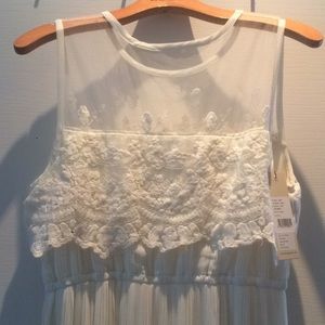 Darling (Lovely Bride) Cream Lace Top Dress
